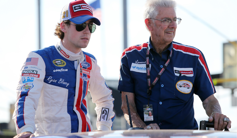 Ryan Blaney (left) and Leonard Wood (right). Photo credit: Getty Images